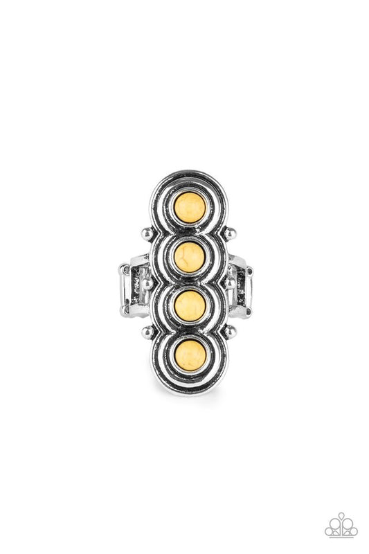 Terra Trinket - Yellow - Paparazzi Ring Image