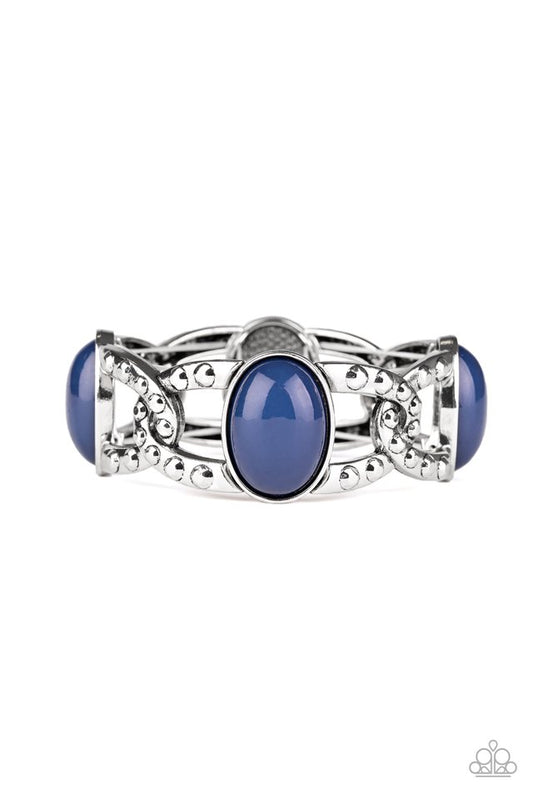 Dreamy Gleam - Blue - Paparazzi Bracelet Image