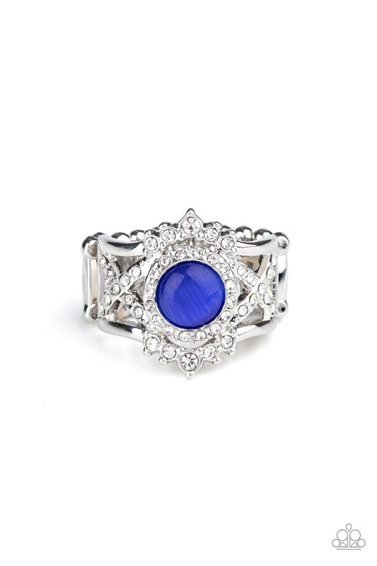 Decadently Dreamy - Blue - Paparazzi Ring Image