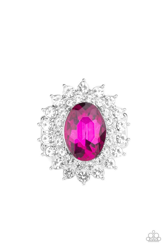 Secret Garden Glow - Pink - Paparazzi Ring Image