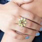 Prismatic Petals - Yellow - Paparazzi Ring Image