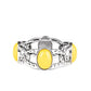Dreamy Gleam - Yellow - Paparazzi Bracelet Image