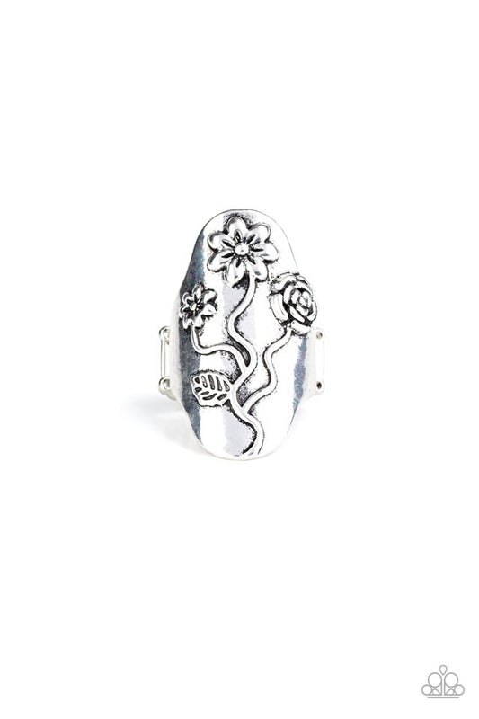 Garden Soul - Silver - Paparazzi Ring Image