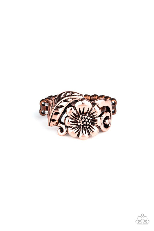 Oceanside Orchard - Copper - Paparazzi Ring Image