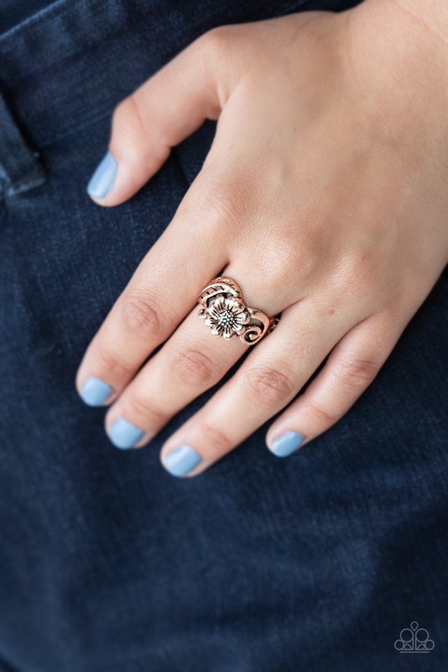 Oceanside Orchard - Copper - Paparazzi Ring Image