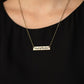 Land Of The Free - Brass - Paparazzi Necklace Image