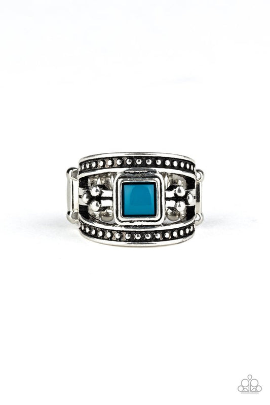 Vivid View - Blue - Paparazzi Ring Image