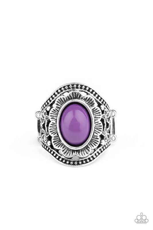 Garden Tranquility - Purple - Paparazzi Ring Image
