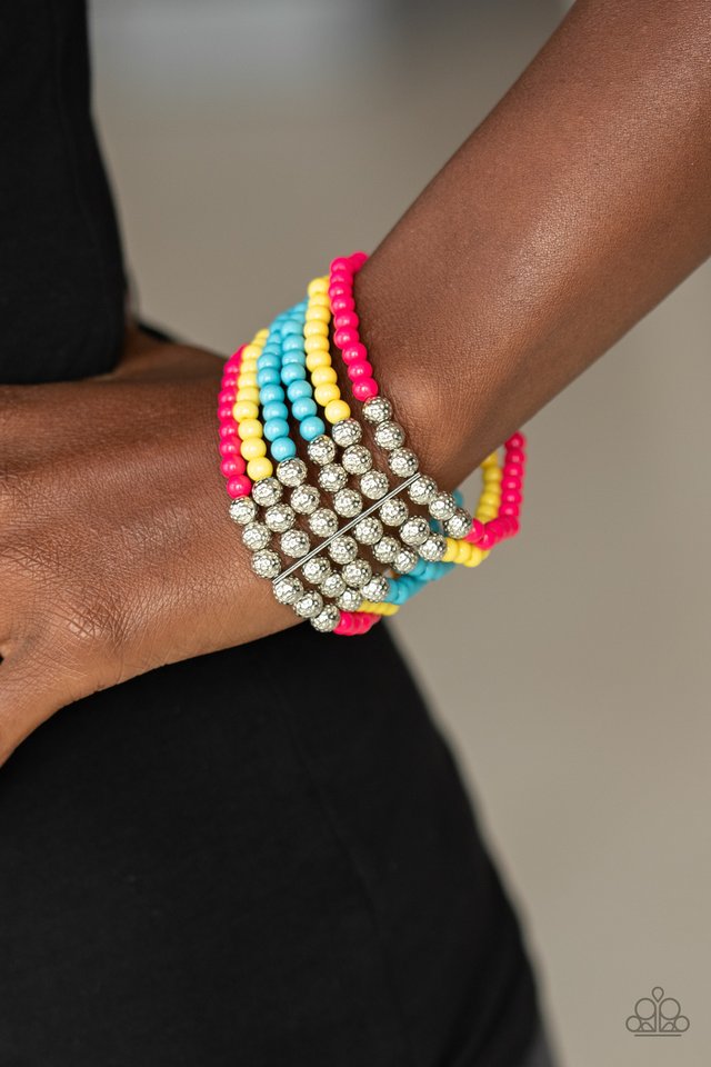LAYER It On Thick - Multi - Paparazzi Bracelet Image