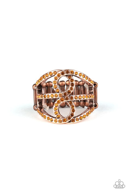 Fabulously Frosted - Copper - Paparazzi Ring Image