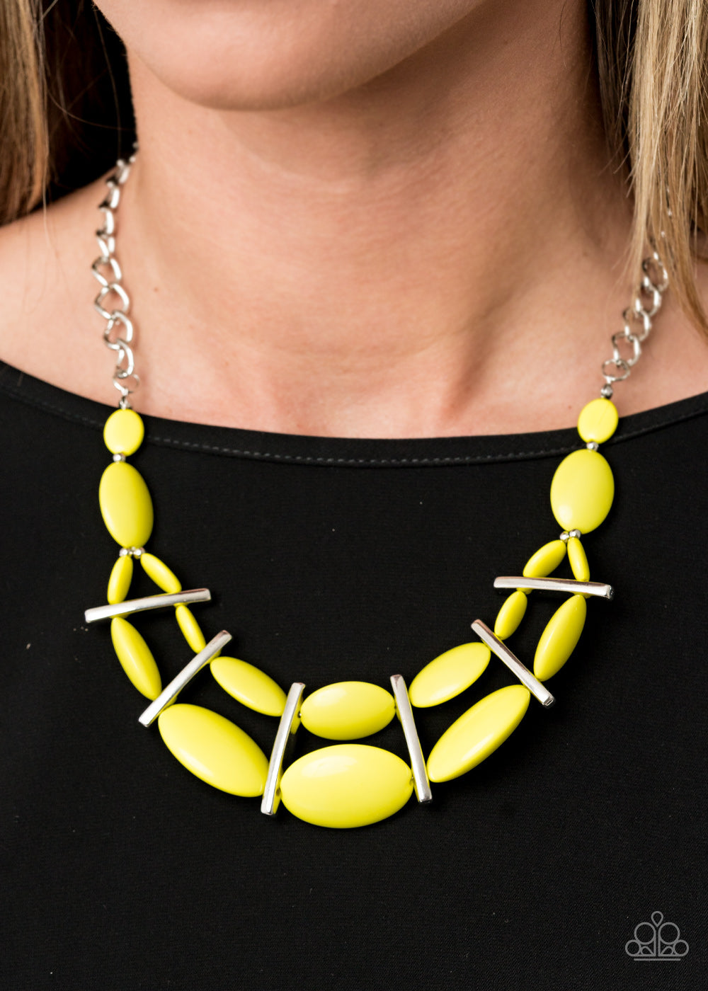 Paparazzi Necklace ~ Law of the Jungle - Yellow