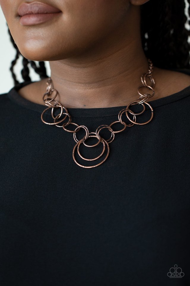 Ringing Relic - Copper - Paparazzi Necklace Image