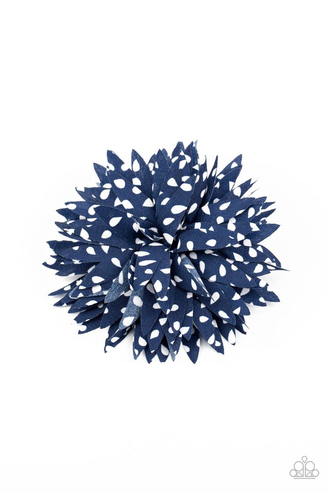 Polka Panache - Blue - Paparazzi Hair Accessories Image