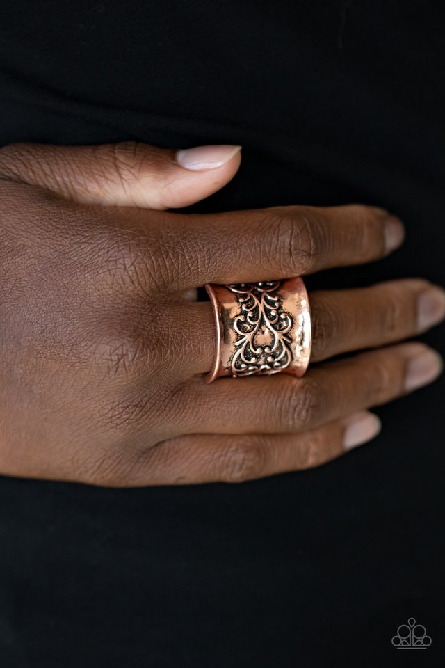 Me, Myself, and IVY - Copper - Paparazzi Ring Image