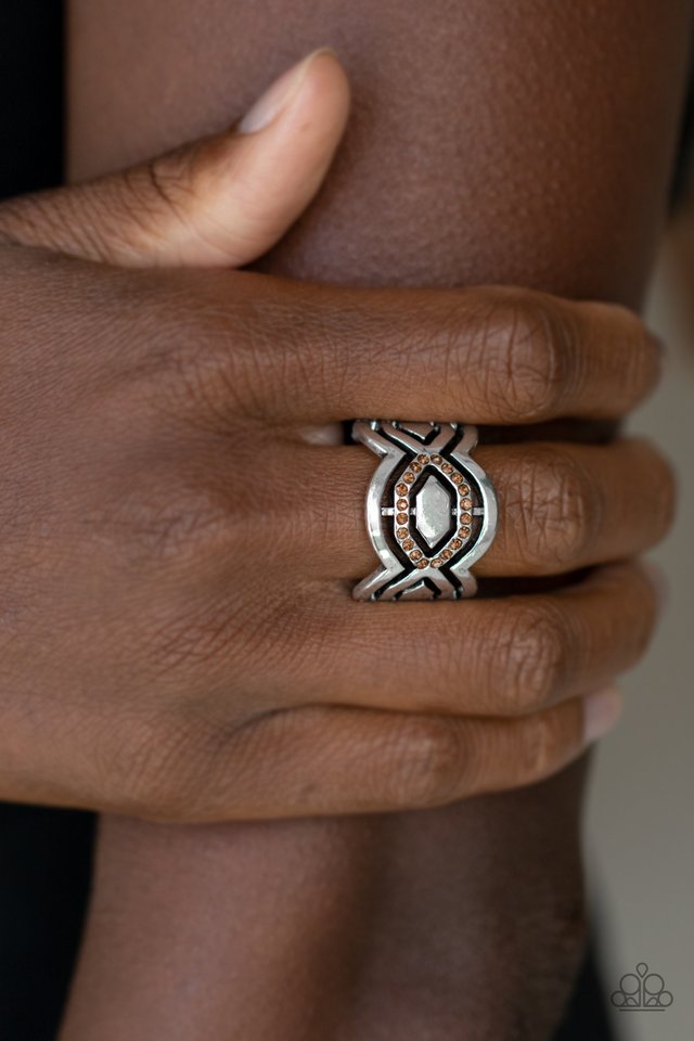 Divinely Deco - Brown - Paparazzi Ring Image