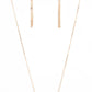 Land Of The Free - Gold - Paparazzi Necklace Image