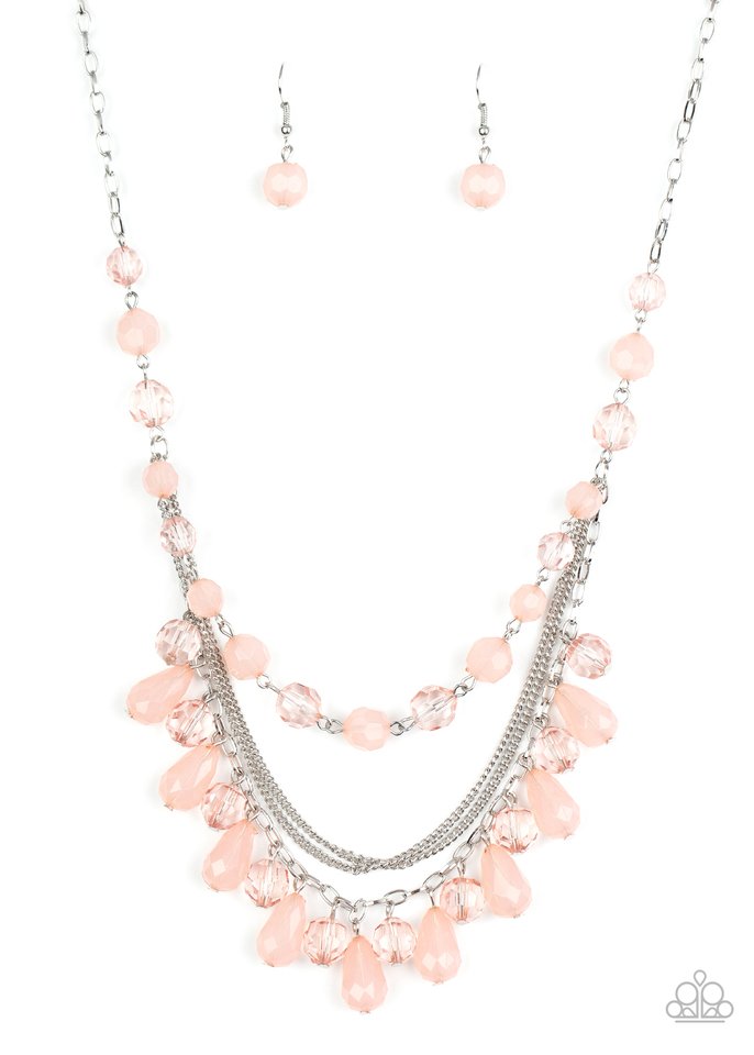 Awe-Inspiring Iridescence - Pink - Paparazzi Necklace Image