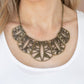 Statement Status - Brass - Paparazzi Necklace Image