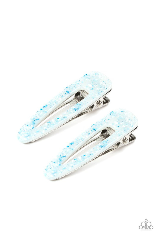 A CLIP Off The Old Block - Blue - Paparazzi Hair Accessories Image