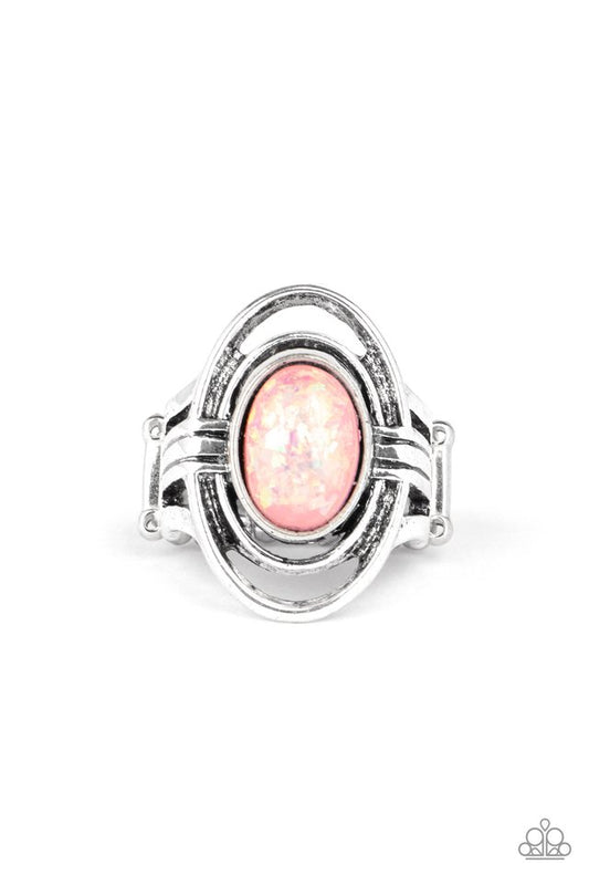 Peacefully Pristine - Pink - Paparazzi Ring Image