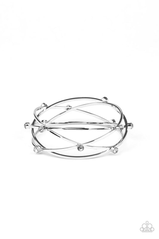 Cosmic Sparkle - Silver - Paparazzi Bracelet Image