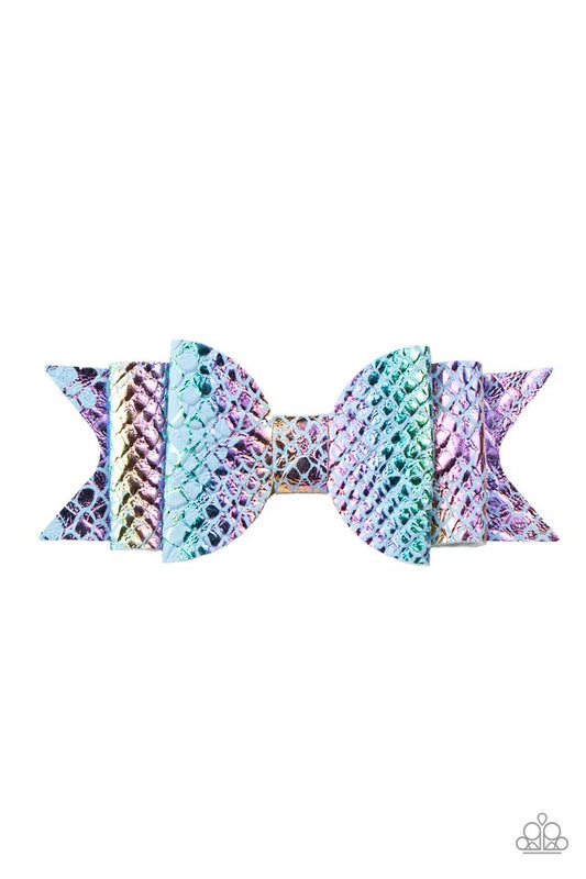 BOW Your Mind - Blue - Paparazzi Hair Accessories Image