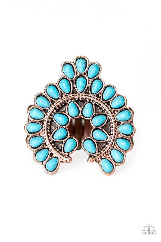 Trendy Talisman - Copper - Paparazzi Ring Image