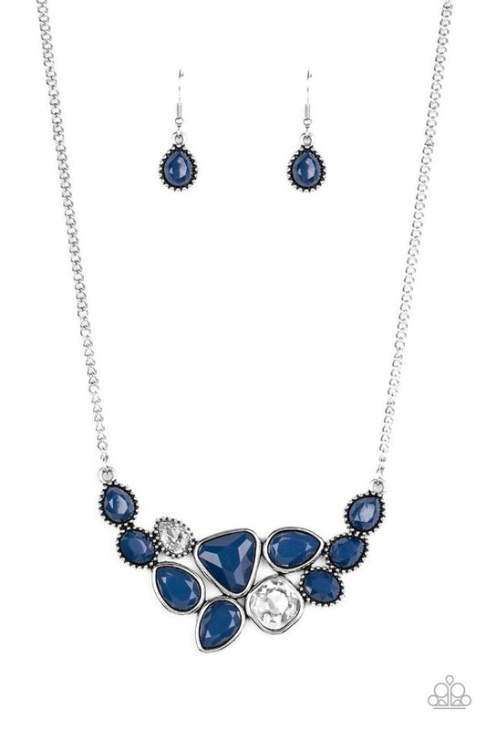 Breathtaking Brilliance - Blue - Paparazzi Necklace Image