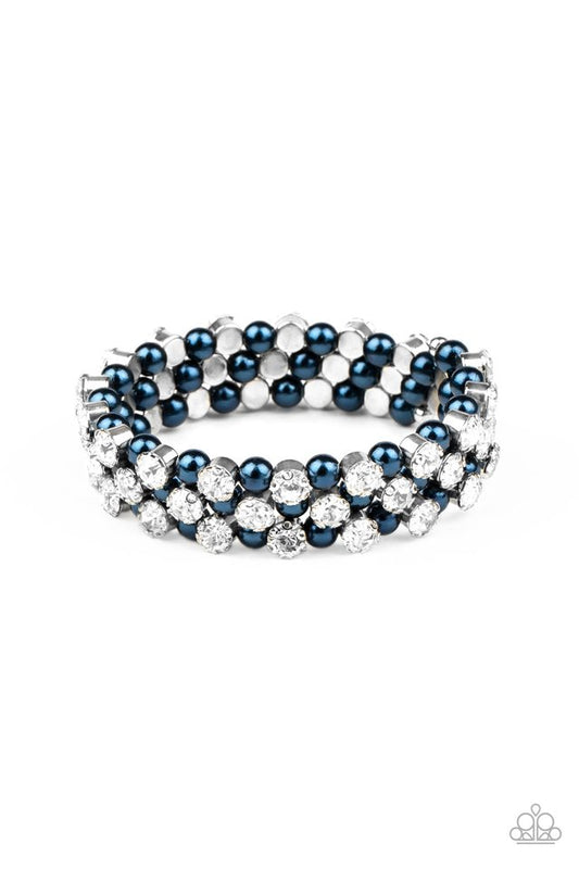Metro Motif - Blue - Paparazzi Bracelet Image
