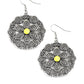 Grove Groove - Yellow - Paparazzi Earring Image