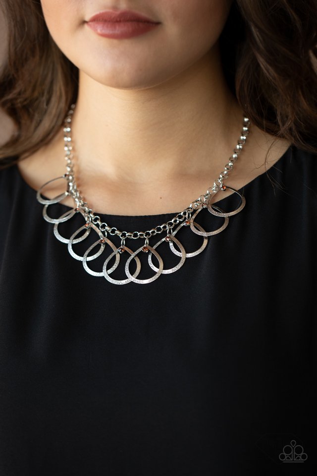 Drop by Drop - Brown - Paparazzi Necklace Image