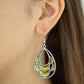 Malibu Macrame - Yellow - Paparazzi Earring Image