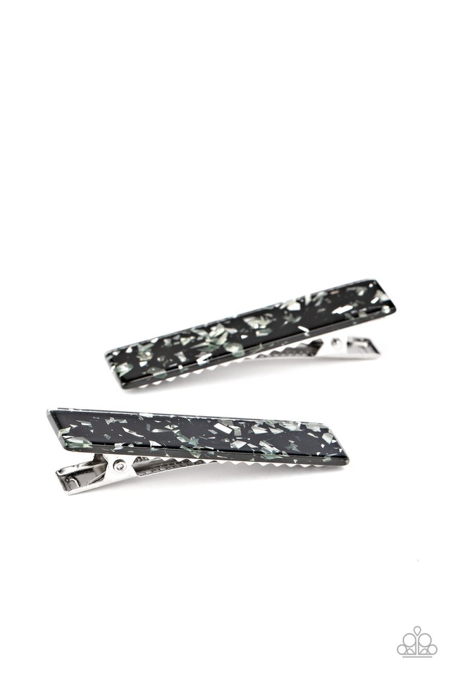 Playing HAIR Guitar - Black - Paparazzi Hair Accessories Image
