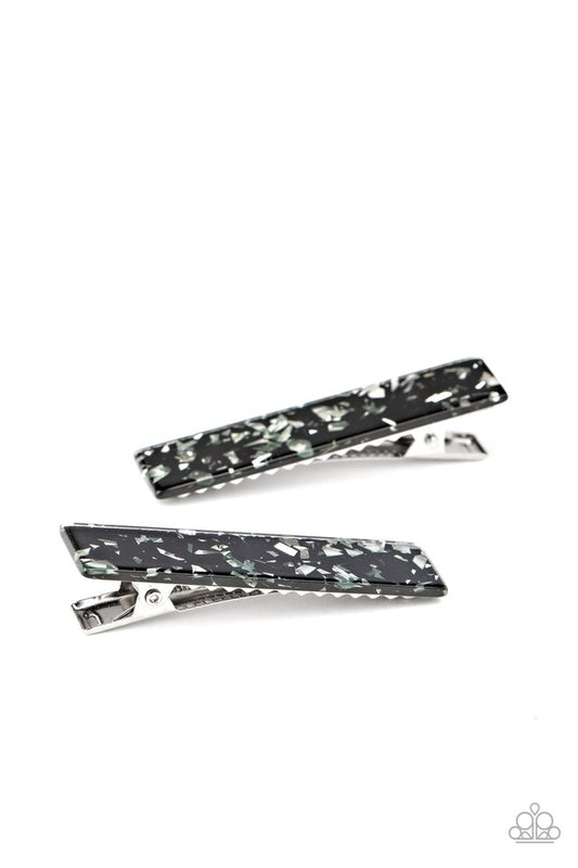 Playing HAIR Guitar - Black - Paparazzi Hair Accessories Image
