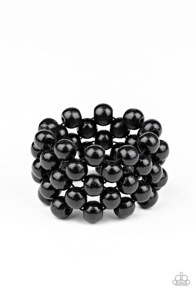 Tiki Tropicana - Black - Paparazzi Bracelet Image