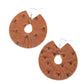 Palm Islands - Brown - Paparazzi Earring Image