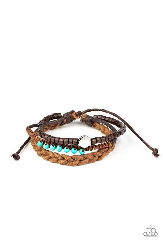 Beach Adventure - Blue - Paparazzi Bracelet Image
