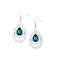 So The Story GLOWS - Blue - Paparazzi Earring Image