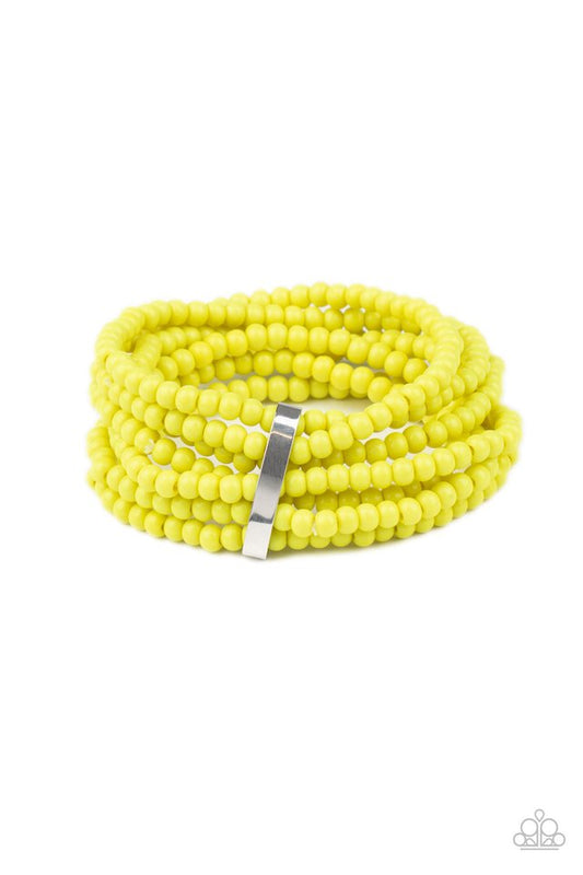 Thank Me LAYER - Yellow - Paparazzi Bracelet Image