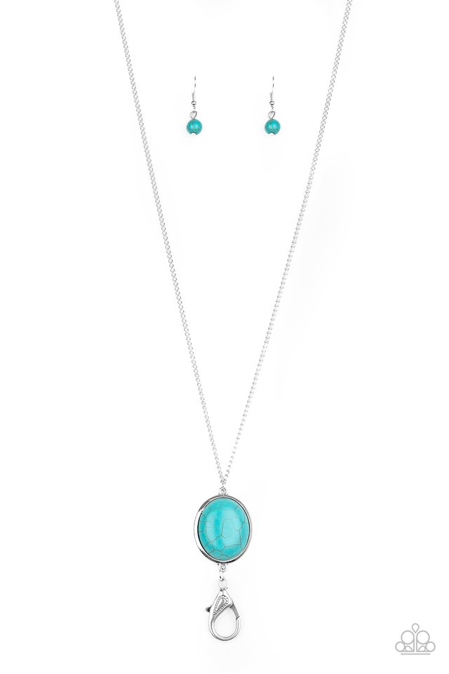 Southwest Simplicity - Blue - Paparazzi Necklace Image
