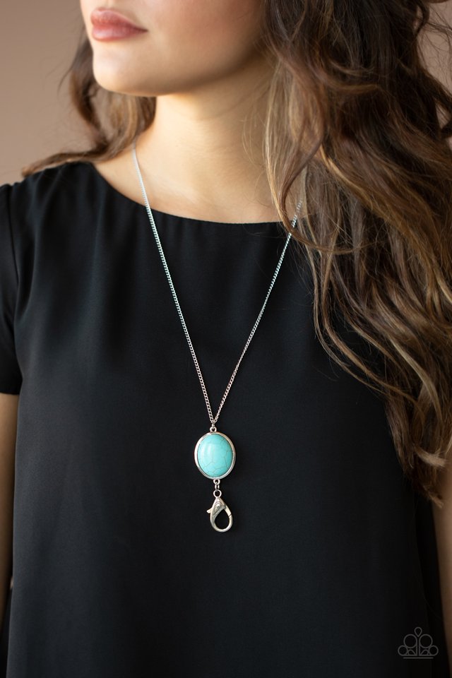 Southwest Simplicity - Blue - Paparazzi Necklace Image