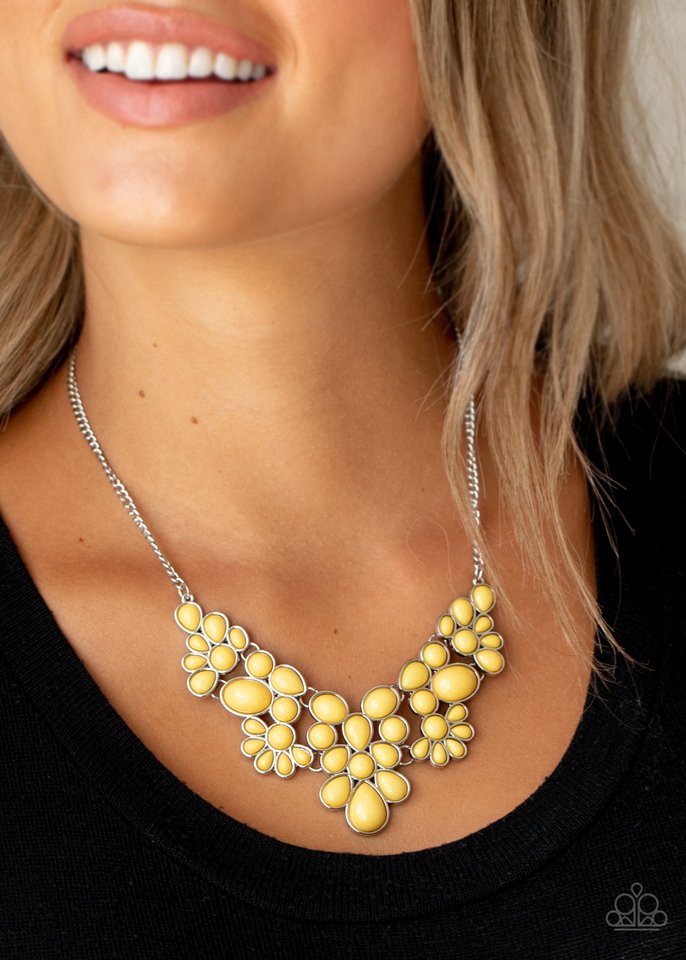 Bohemian Banquet - Yellow - Paparazzi Necklace Image