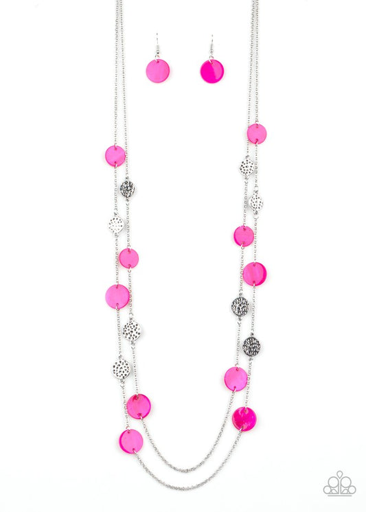 Ocean Soul - Pink - Paparazzi Necklace Image