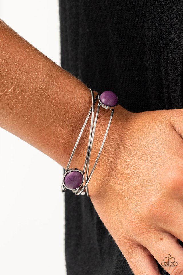 Desert Lagoon - Purple - Paparazzi Bracelet Image