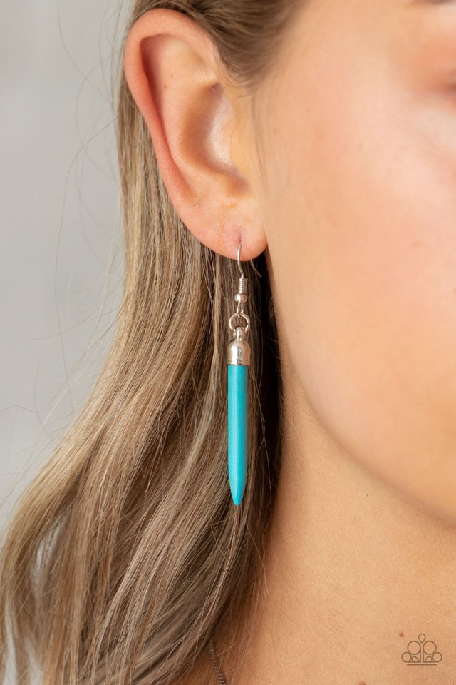 Stone Age A-Lister - Blue - Paparazzi Necklace Image