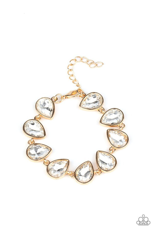 Free Rein - Gold - Paparazzi Bracelet Image