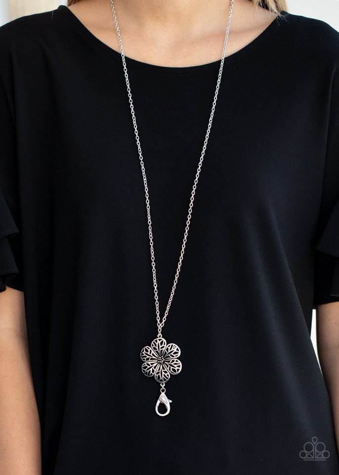 Ready, Set, GROW! - Silver - Paparazzi Necklace Image