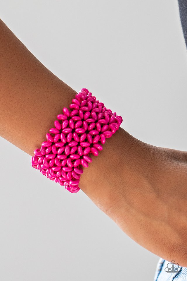 Island Expression - Pink - Paparazzi Bracelet Image