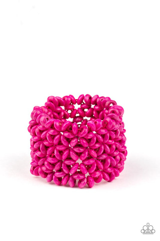 Island Expression - Pink - Paparazzi Bracelet Image