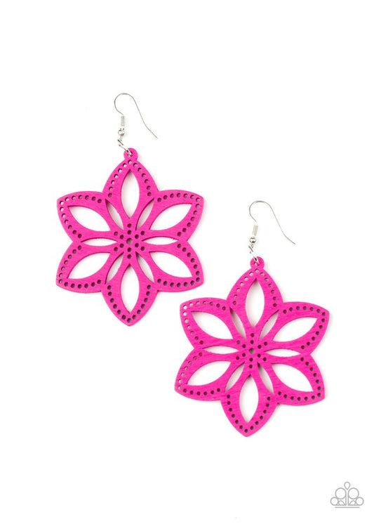 Bahama Blossoms - Pink - Paparazzi Earring Image